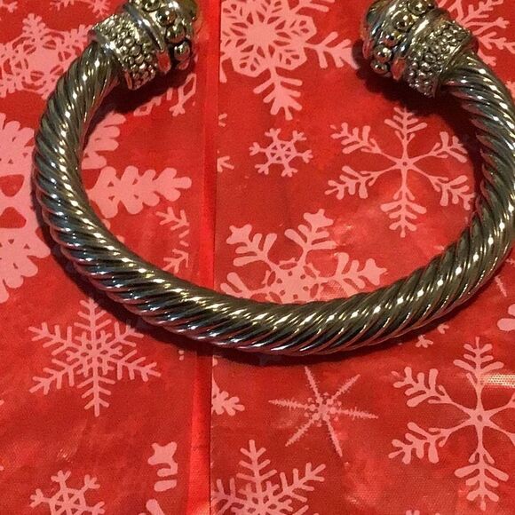 Bracelet beautiful vintage twisted metal - Picture 2 of 5